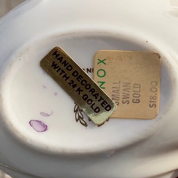 Vtg LENOX Pair of Swans Bowls Trinket Set - Picture 12 of 14